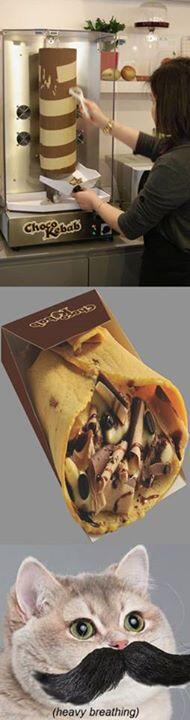 GiveMeInternet's tweet photo. Chocolate Kebab http://t.co/UMECqrUgAS