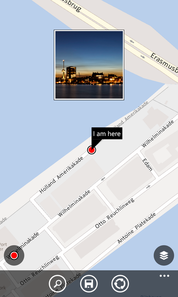 StudioPictureIT's tweet image. "I Am Here" was just released! Take/open a pic, mark ur location on a map &amp;amp; share. windowsphone.com/s?appid=742b21… #wpnl #wp8