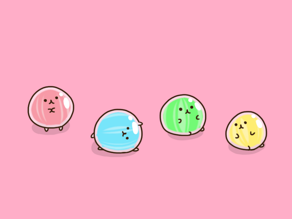 487日目「あめ玉」1日1枚変な絵を描いています(´・ω・`)