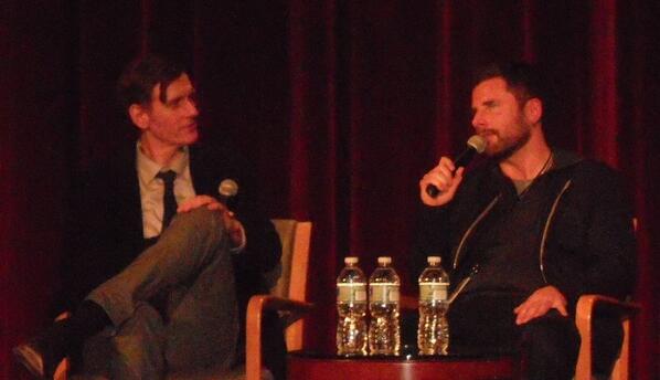 PrinceStreetENT's tweet image. Post-Screening, @EricJohnsonFilm leads Q&amp;amp;A w/ @Gravy_Film&apos;s @JamesRoday, cast &amp;amp; crew! #LookingBack #FCCFF #GravyFilm