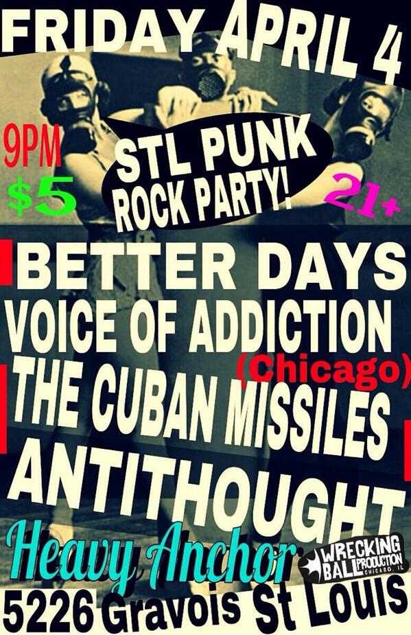Cuban_Missiles's tweet photo. This Friday.  Show. http://t.co/t4XCir6sxt