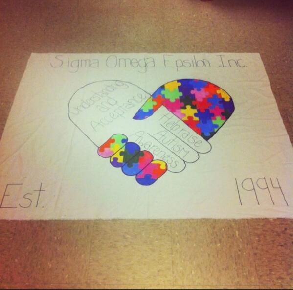 SOEdoves's tweet image. Today is Autism Awareness day. Today  the beta chapter will be having an event to raise awareness to the community.