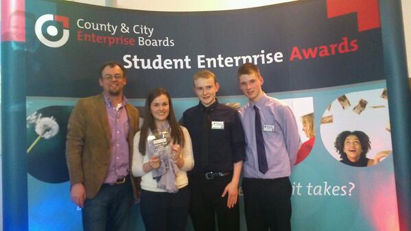 Woot! Successful day at the #studententerprise awards. Congrats to @PrincipalApps on their award.