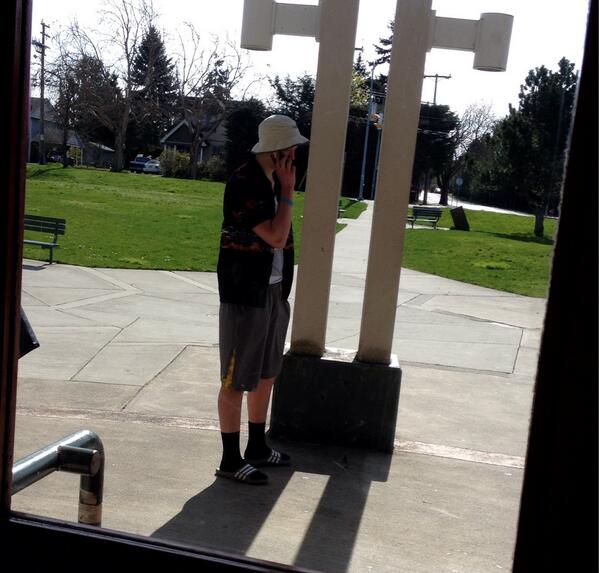 Just saw a descendant of @jdeverill2 at Mt Doug