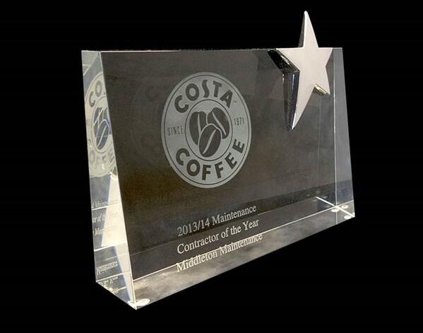 Trios_Group's tweet photo. Big thank you to @CostaCoffee for our prestigious Contractor of the Year Award #ServiceExcellence http://t.co/W0PMNXPBsW