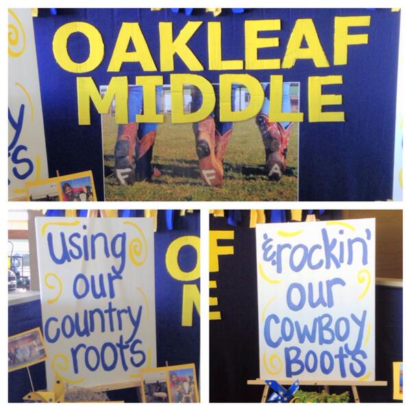 OakleafJrFFA's tweet photo. Rockin those cowboy boots at the @clayfair ! Who's excited?! Our fair booth is done! #OLJHFFA #CCAF14 http://t.co/jRXPvdmM72