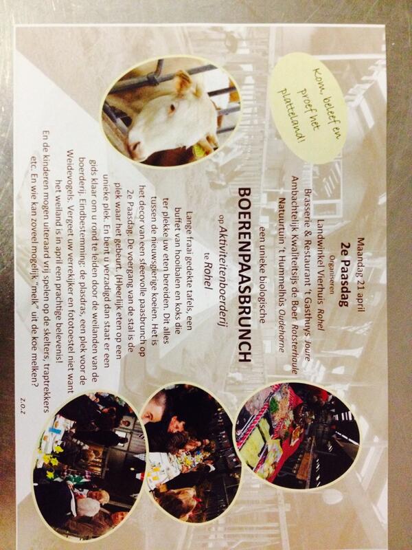 Komt u ook??? 21 april bij @Aktiefboerderij te Rohel samen met <a href="/TuinHummelhus/">Natuurtuin Hummelhûs</a> en ijsboer de boer.