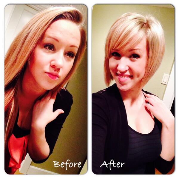 Amazing cut and color transformation by our salon owner Roshan!!