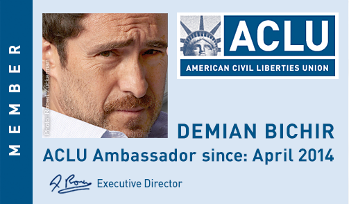 ACLU's tweet photo. Weβre proud to announce @DemianBichirFC as an #ACLUAmbassador. http://t.co/yHlJAec8ck