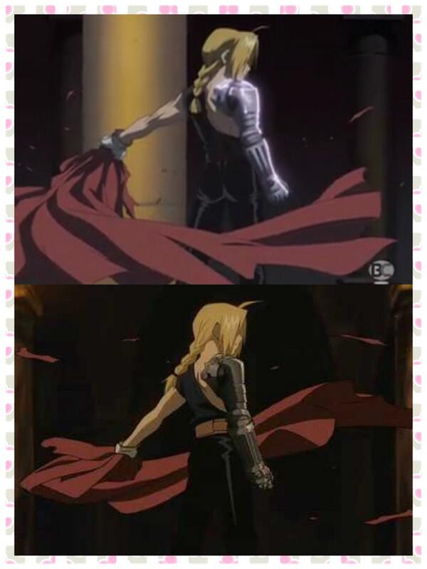 ナンバー95 Twitterissa こうして見ると違うな エド これが人体錬成を 神様とやらの領域を侵した 咎人の姿だ 上 旧ハガレン 下 鋼fa Http T Co Wkigllrsgw