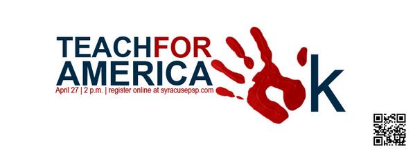 SyracusePSP's tweet image. Registration for the TFA 5k has begun! Come help #PhiSigmaPi #BetaEpsilon support @TeachForAmerica on April 27!