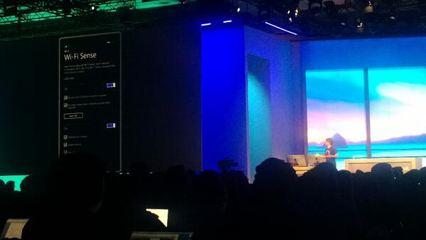 nokia's tweet image. Auto connect to free WiFi networks with WiFi Sense on WP 8.1 #bldwin