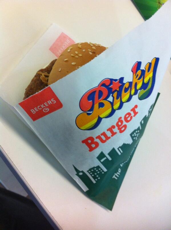 JunDishes's tweet image. The Bicky Burger...created 33 years ago and still the most popular burger in Belgium... And it's all mine right now!