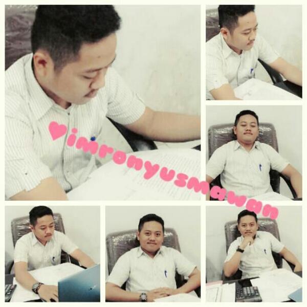 dydef's tweet photo. Sibuknyaa sayanggku kerjaa @imron_yusmawan http://t.co/BORYrfN0Pr