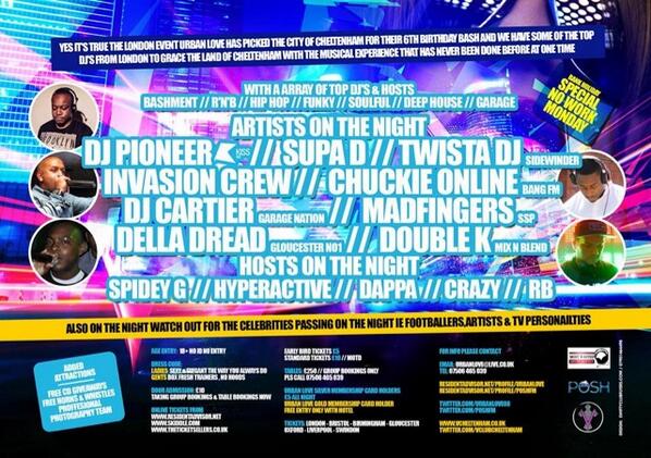 QCRecordings's tweet photo. May 4th catch @TwistaDJ at V Club Cheltenham http://t.co/9x1c6zrKY8