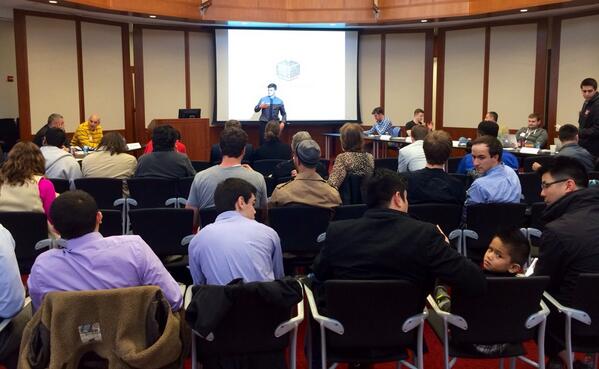 Pitches are starting! Head over to the Mason Rotunda ASAP