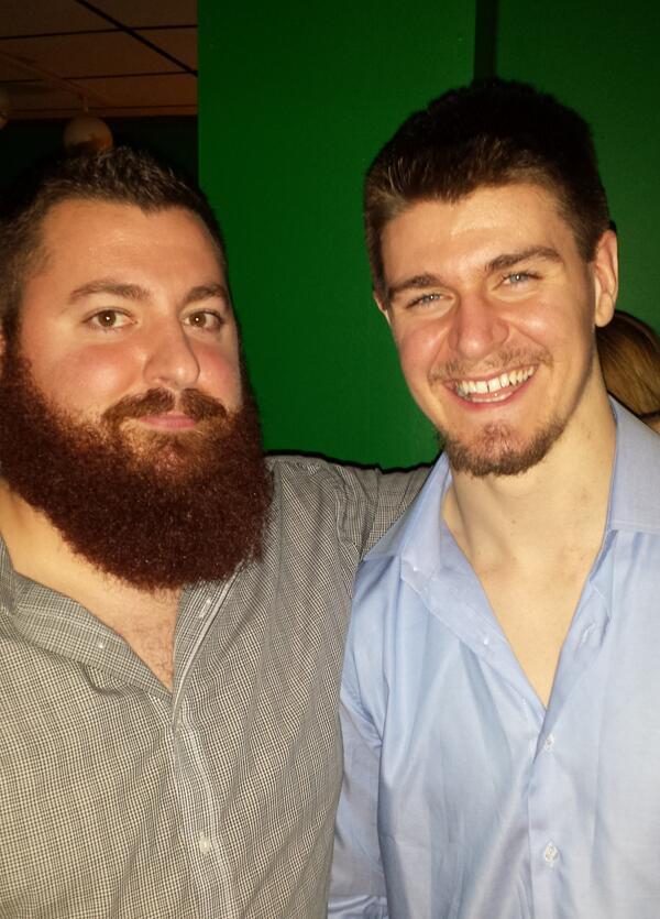 Here it is, my man <a href="/markscheifele55/">mark scheifele</a> taking on the reigning beard growing champ. Who's is better?