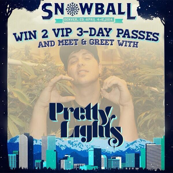 PrettyLights's tweet photo. RT to WIN a pair of VIP weekend passes to @ItsSnowBall in Denver this weekend plus a meet &amp; greet w/Pretty Lights! http://t.co/yYvjqT4kVI