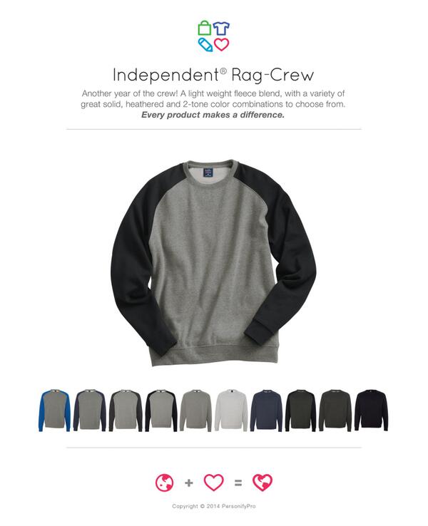 PersonifyPro's tweet image. PersonifyPro + Raglan Crew + You = Your New Favorite Sweatshirt personifypro.com/blog/?p=277 #branding #giveback #marketing