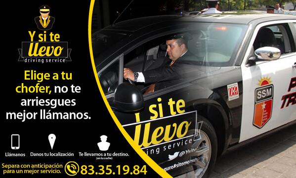 Ysitellevo's tweet photo. Elige a tu chofer, no te arriesgues mejor llámanos. http://t.co/CpJZyFU13h