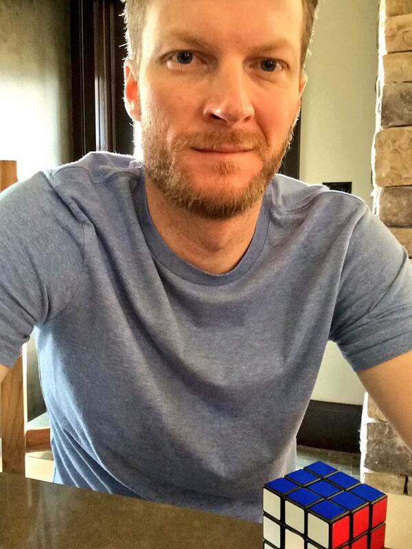 DaleJr's tweet photo. Just me and my rubix going blue today on World Autism Awareness Day. How are you going blue? @autismspeaks #LIUB http://t.co/Jv8RgCrj5J