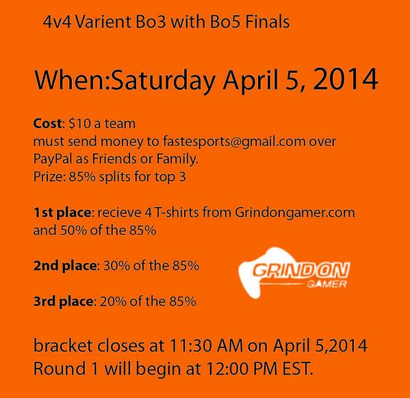 FAST_Tournament's tweet image. here's the  info for the tournament on Saturday @GrindOnGamer @CompetitiveFast  @ZeusFFA @FAST_Defiance @KingSkyzzr