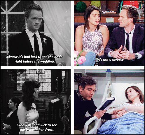 Swarklers On Twitter I Know It S Bad Luck To See The Bride Swarklers On Twitter I Know It S Bad Luck To See The Bride Right Before Wedding Himymfinale Himymfarewell Himym Http T Co Zmadgel3jr