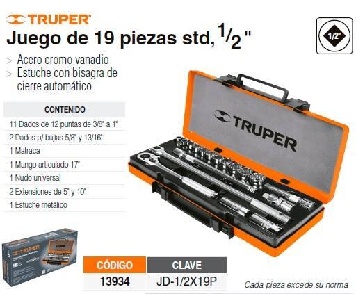 DAPRAKA's tweet photo. juego de dados con rachet !/2 de 19 piezas #TRUPER http://t.co/6PcmccvqHu
