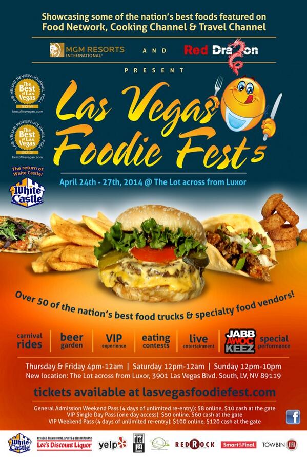 It's that time again #vegas peeps! <a href="/VegasFoodieFest/">Юрик Крутиков</a> 5, April 24-27 w/ <a href="/QupBBQ/">Qup BBQ</a> <a href="/JogasakiBurrito/">Jogasaki Burrito</a> <a href="/wadapho/">Pho</a> <a href="/fukuburger/">Fukuburger</a>++