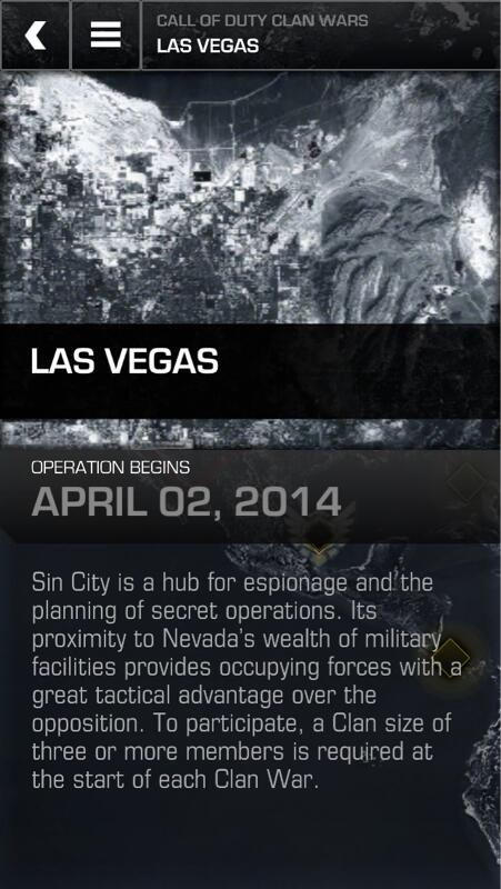 The Las Vegas Clan War has begun! #CODGhosts buff.ly/1klkpIl