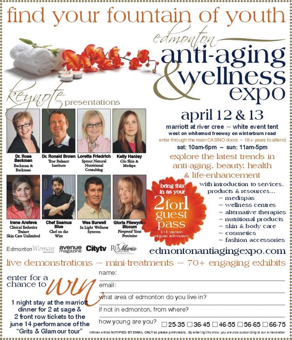 anti aging és wellness expo edmonton