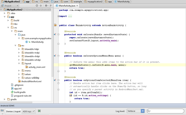eduardomedina's tweet image. Cambiaron el template de proyectos en Android #adtbundle y #androidstudio #android