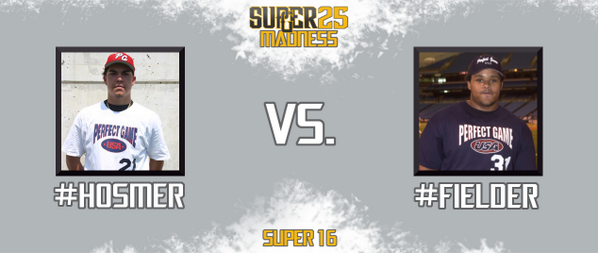 In the final #Super16 battle, the spotlight is on Eric Hosmer &amp; Prince Fielder. Reply w/ #Hosmer or #Fielder to vote.