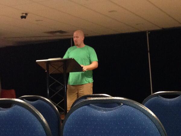 rickeimers's tweet photo. Listening to @jvalenti practice his preaching for @cvctweets this Sunday! #LordIsMyShepherd #Psalm23 #bethereforsure http://t.co/bwfhvFozOg