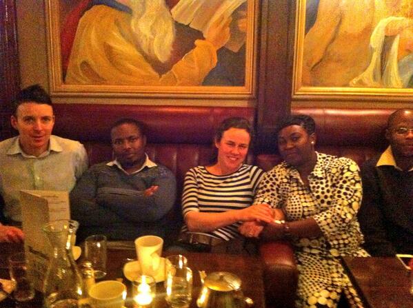 WHSCTVISION2020's tweet photo. Ivan, Dr Barnabas, Rosie, Norda and Emmanuel. http://t.co/14JBKiSGTT