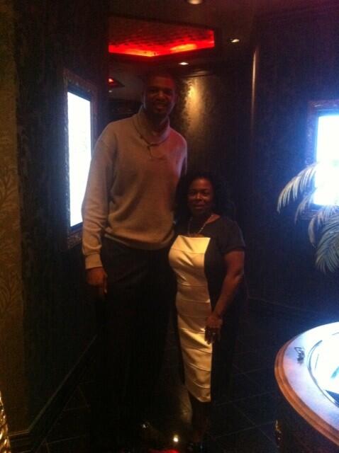 Me and former NBA Indiana Pacers Johnathan Bender FOUNDER of JBITMEDPRO  At the Marque In Sugarland Tx