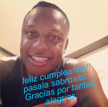 YeinaLozano's tweet photo. @Crispalomeque2 Dios te bendiga palo, éxitos en este nuevo año de vida. http://t.co/NQAOZsV48F