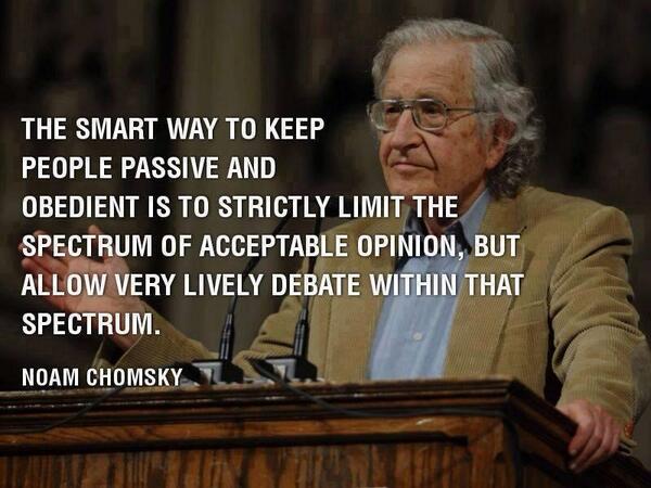 alliomack's tweet photo. NAOM Chomsky; one of the great political thinkers of today. Well worth a read. How the world works is a great book! http://t.co/oP8HHg7z5B