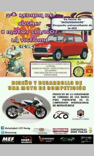 RClasica's tweet photo. RT @repuestosclasic: El Domingo II Kedada de motos y coches clásicos en la Victoria. Córdoba http://t.co/sDz9OwtoHQ