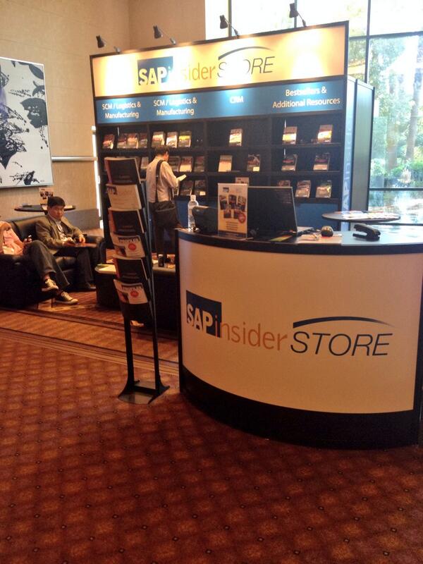 Jon__Kent's tweet image. Don't forget to stop by the @SAPinsider Store for books up to 50% off &amp;amp; so much more! #SCM2014 #CRM2014