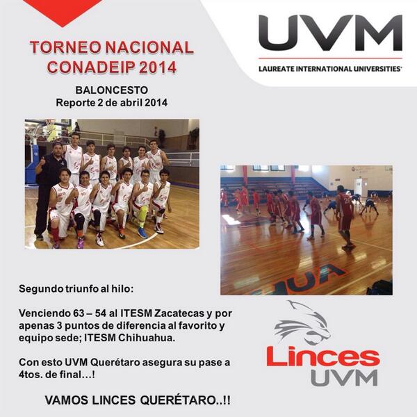 UVMQueretaro's tweet photo. Vamos LINCES Querétaro!!!!! http://t.co/W2AgNo00hN