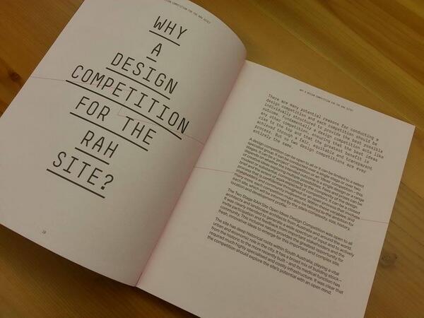 'Why a design competition for the RAH site?' by RAH Competition Advisor, Andrew Mackenzie odasa.sa.gov.au/rahsite/