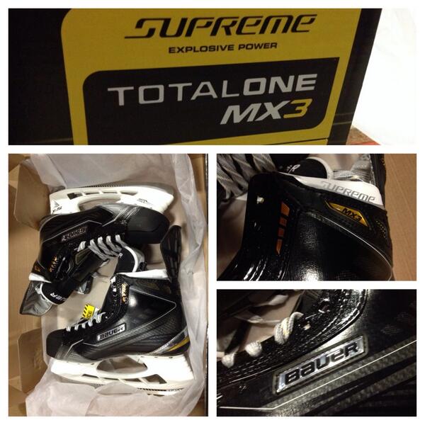 PlayersBench's tweet image. Close ups of the @BauerHockey #supreme #MX3 . Preorder now at playersbench.com. #explosivepower