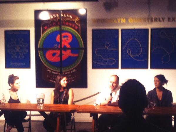 deblena's tweet photo. At #whattheURL foodblogging panel @BrooklynBrewery @EdibleBrooklyn featuring @ChekmarkEats @cathyerway #billylyons http://t.co/J0xy1J5tX8
