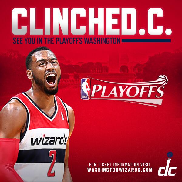 Nbaのこと Wizards Clinch Playoff Berth