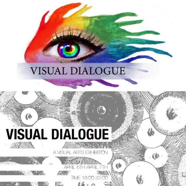 SaudiArtGuide's tweet image. #VisualDialogue, a #JeddahKnowledge school graduate art #exhibition held at @tashkeil #Jeddah opening April 6 at 6PM