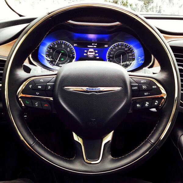 RalphGilles's tweet photo. Every time I grab hold of this wheel I remember how proud I am of @BusseKlaus and his team! #chrysler200 http://t.co/qve7fUgCUk