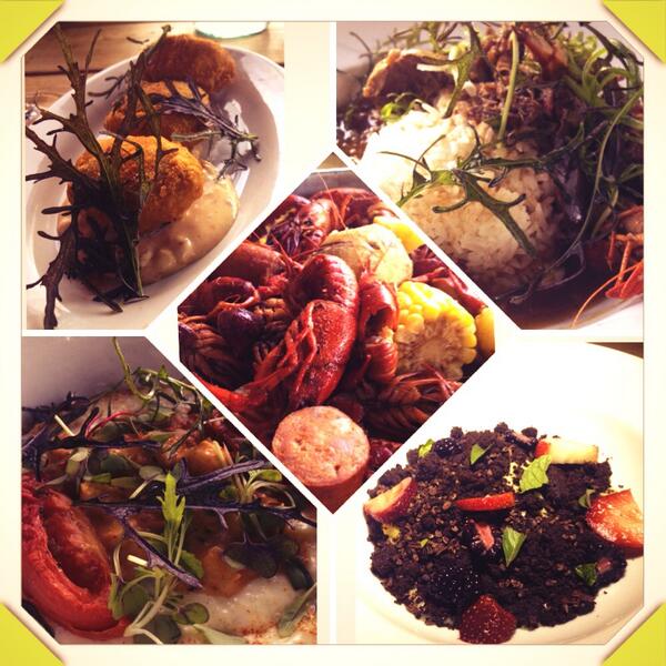 Rinconowitz's tweet photo. Yep, that's @TheFederalMia's #crawfishwednesday madness. Shrimp &amp; grits for dayzzzz #majornoms http://t.co/ZJO3EzYZTL