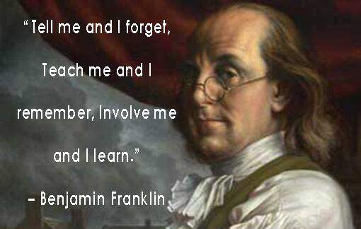 Sage advice from Benjamin Franklin #wisewords #foundertip