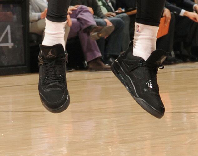 SLAM on X NBAkicks DeMar DeRozan in the Air Jordan IV Black Cat http t 7ajg6By9pE X